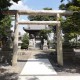 釜段神明神社　鳥居と拝殿