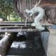 八幡神社（押越）の手水（井戸水を利用）